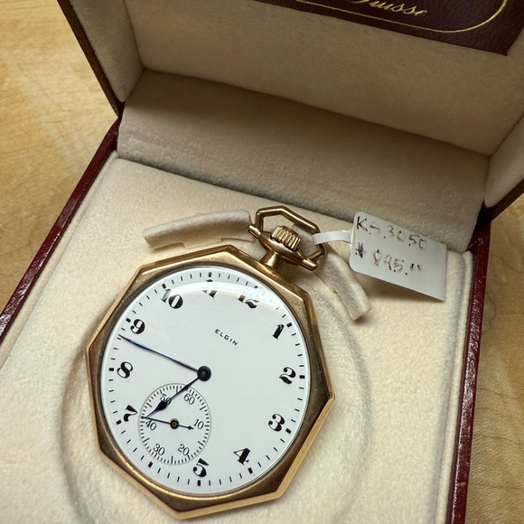 Elgin gold filled pocket watch